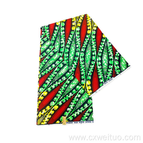 Polyester Wax Printed fabrics for anfrican styles